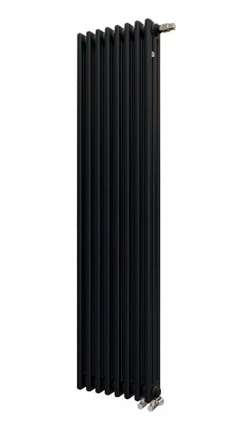Радиатор Zehnder Charleston 3180, черный, нижнее подключение V001