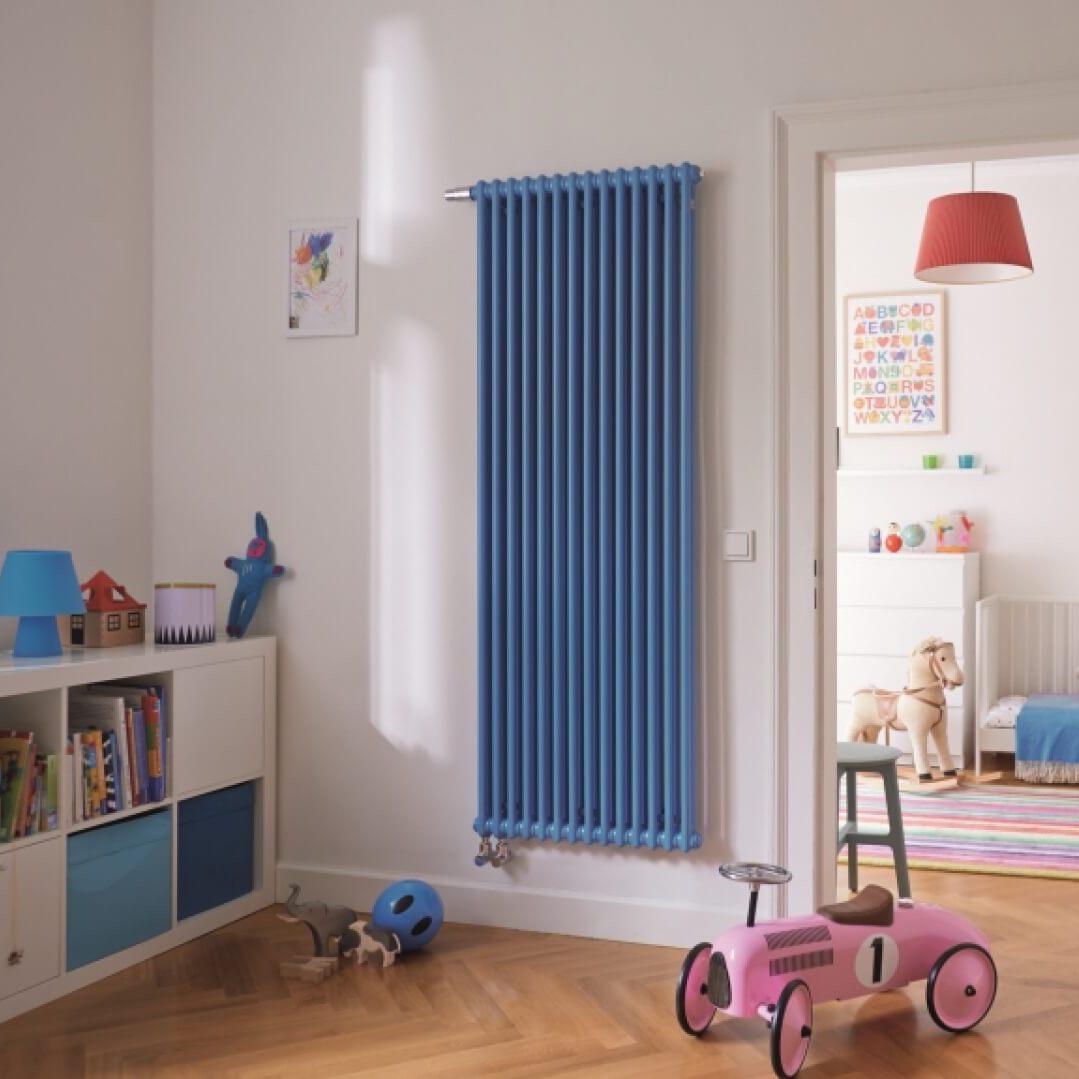 Вертикальный радиатор Zehnder для детской